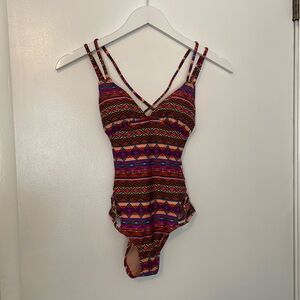 Xhilaration One Piece Swimsuit with Hip Cut Outs Size XS